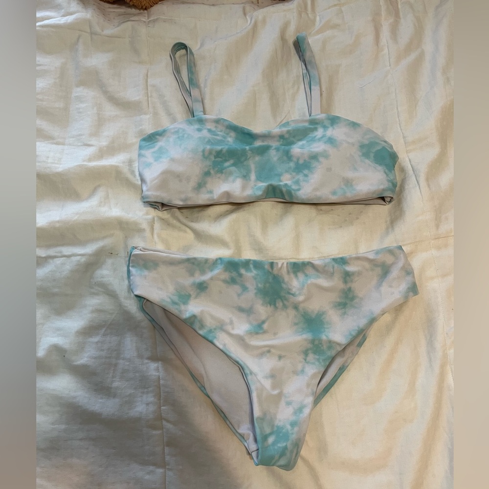 tie-dye bathing suit from tillys
